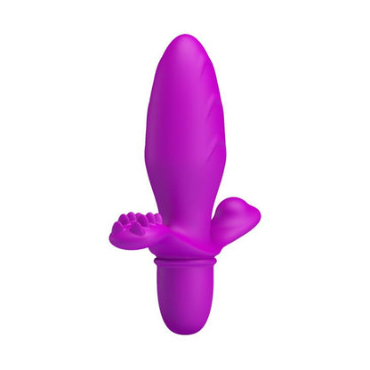 5-Wibrujący korek analny z wypustkami 10trybów 13cm-5