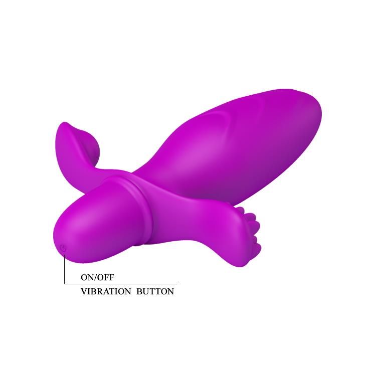 7-Wibrujący korek analny z wypustkami 10trybów 13cm-7