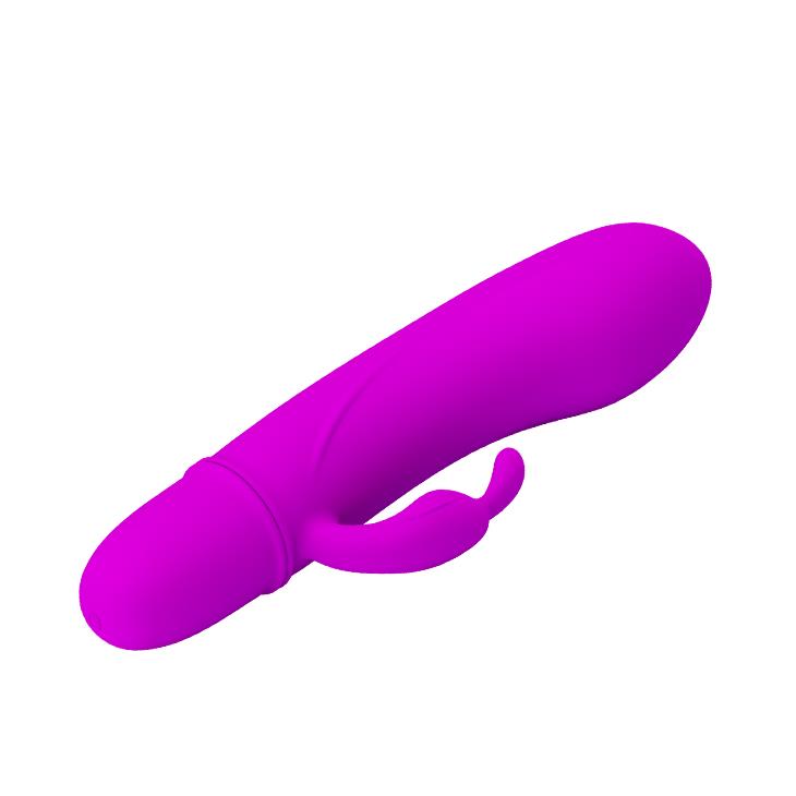 3-Mini wibrator królik wielofunkcyjny 10trybów 12cm-3