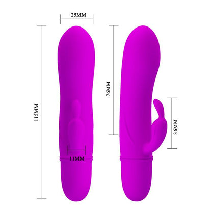 6-Mini wibrator królik wielofunkcyjny 10trybów 12cm-6