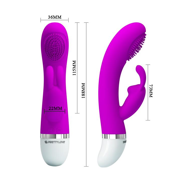 6-Wibrator do punktu g z masażerem łechtaczki 18cm-6