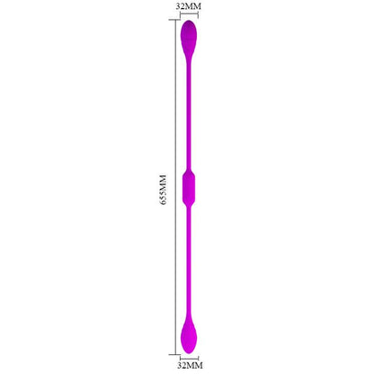 6-Podwójny wibrator analny waginalny 12 trybów 65cm-6