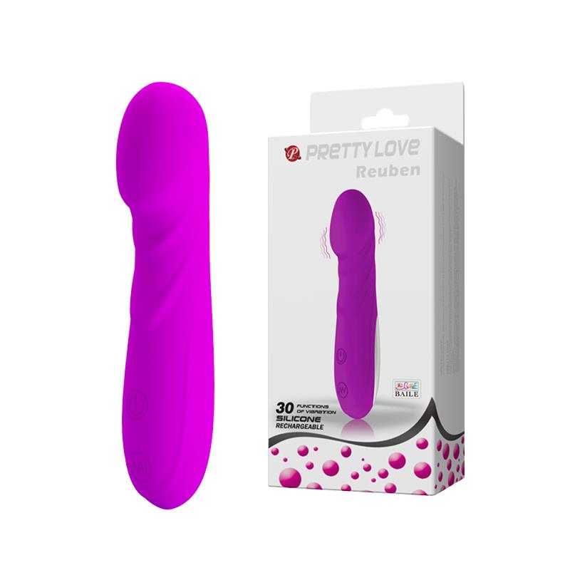 1-Smukły klasyczny wibrator uniwersalny 30 tryb 14cm-1
