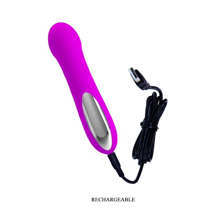 9-Smukły klasyczny wibrator uniwersalny 30 tryb 14cm-9