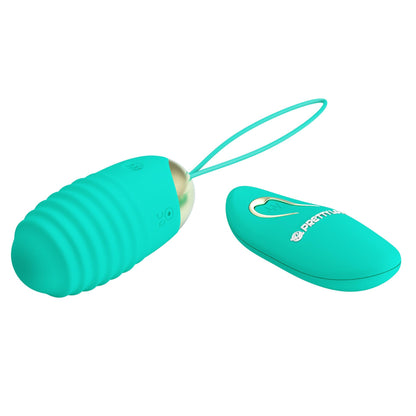 3-PRETTY LOVE - JESSICA Dream chaser 3, Green, Wireless remote control 12 vibration functions-3