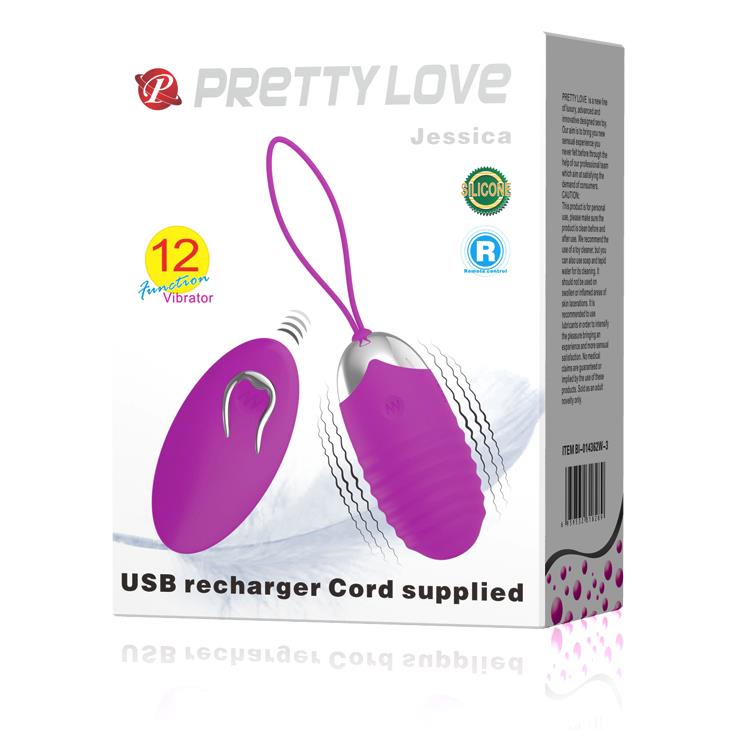 8-Jajeczko kegla gejszy wibracje usb pilot 12trybów-8