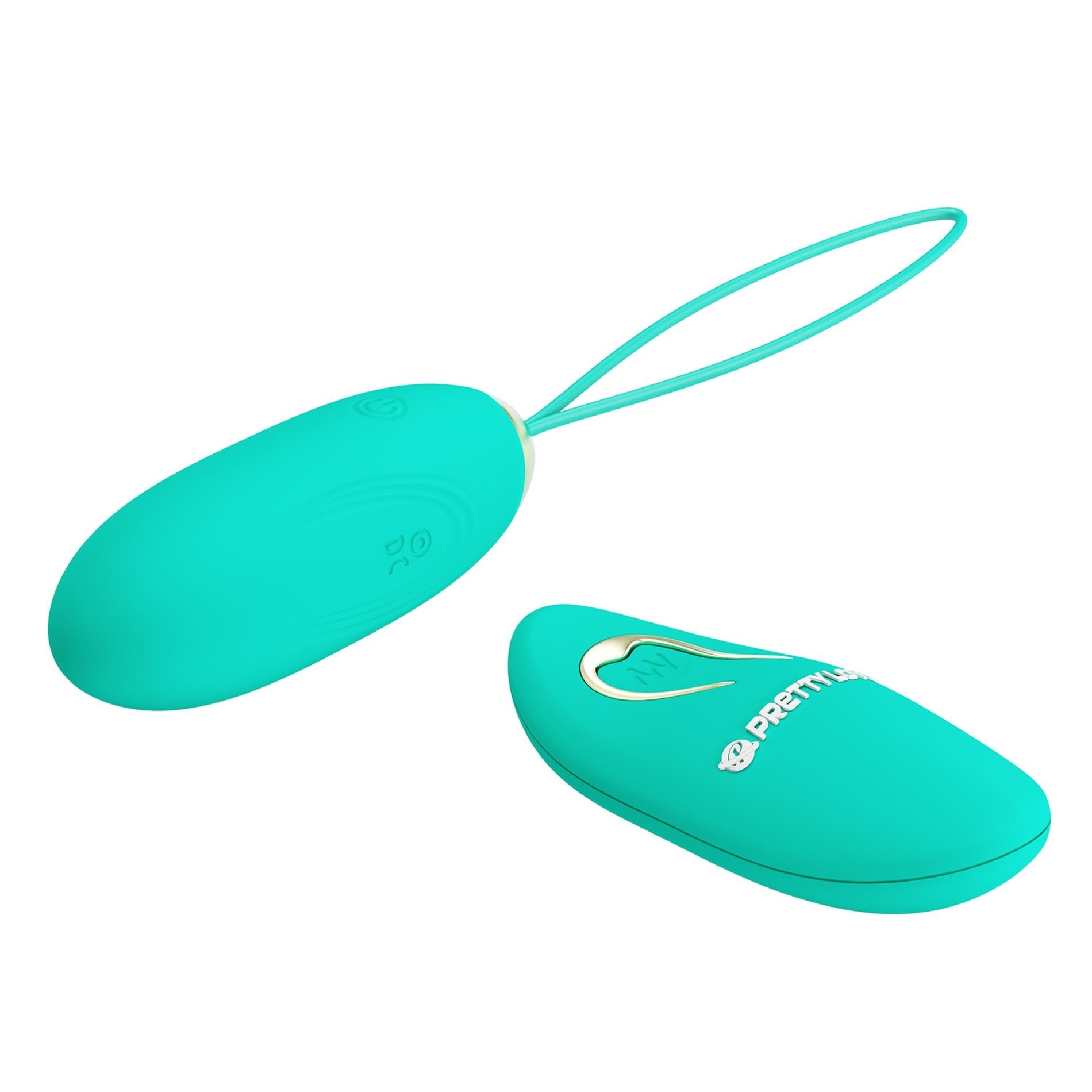 3-Wibrujące jajeczko -PRETTY LOVE - JENNY Dream chaser 1, Green, Wireless remote control 12 vibration functions-3