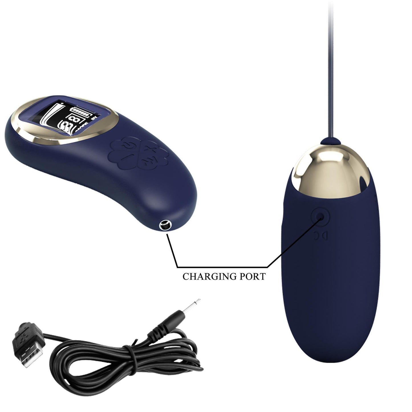 6-PRETTY LOVE - Mina-10 vibration functions 9 speed levels, Wireless remote control-6