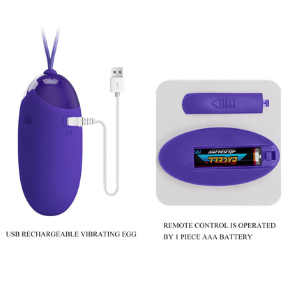 7-PRETTY LOVE - Berger - Youth,  Wireless remote control 12 vibration functions-7