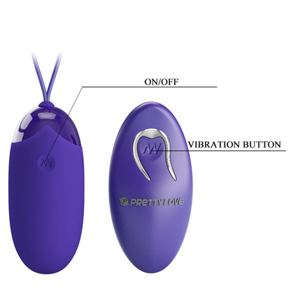 8-PRETTY LOVE - Berger - Youth,  Wireless remote control 12 vibration functions-8