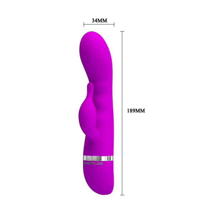 6-Wielofunkcyjny wibrator króliczek 19cm 30 trybów-6