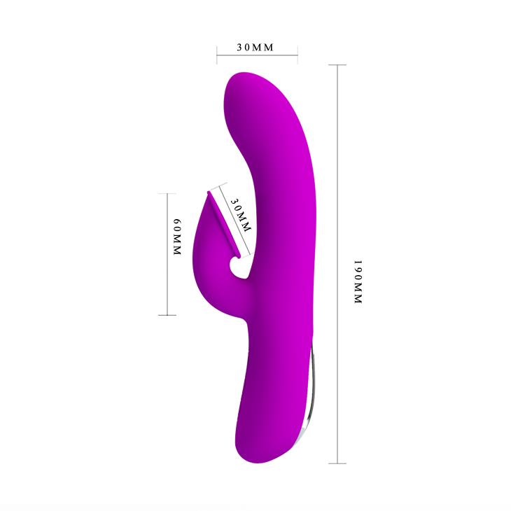 5-Masażer ssanie łechtaczki wibrator 12 trybów 19cm-5