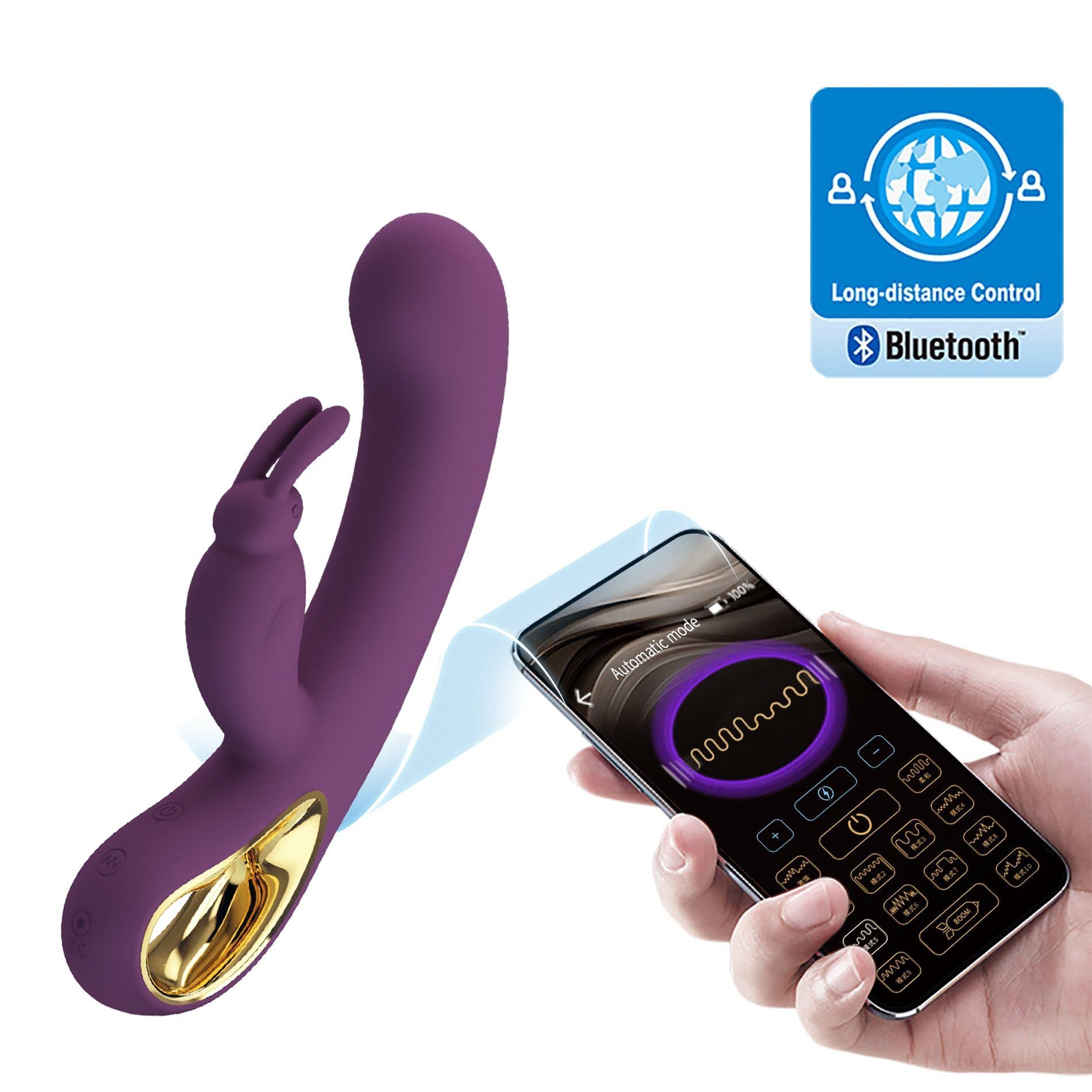 6-PRETTY LOVE - Liam purple, 12 vibration functions Mobile APP Long-distance Control-6