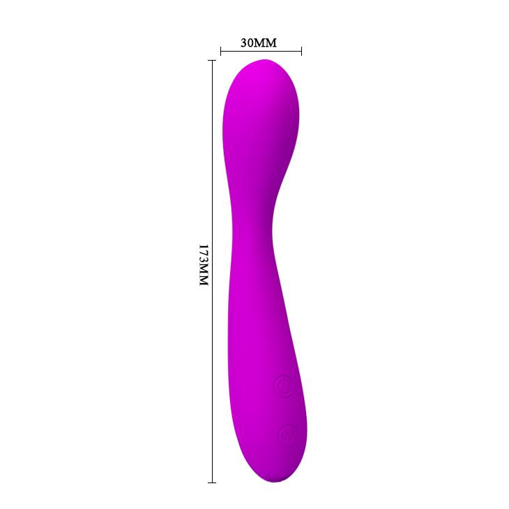 7-Wibrujący masażer do punktu g usb 30 trybów 17cm-7