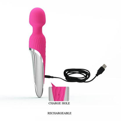 7-Masażer stymulator łechtaczki ciepła sex różdżka-7