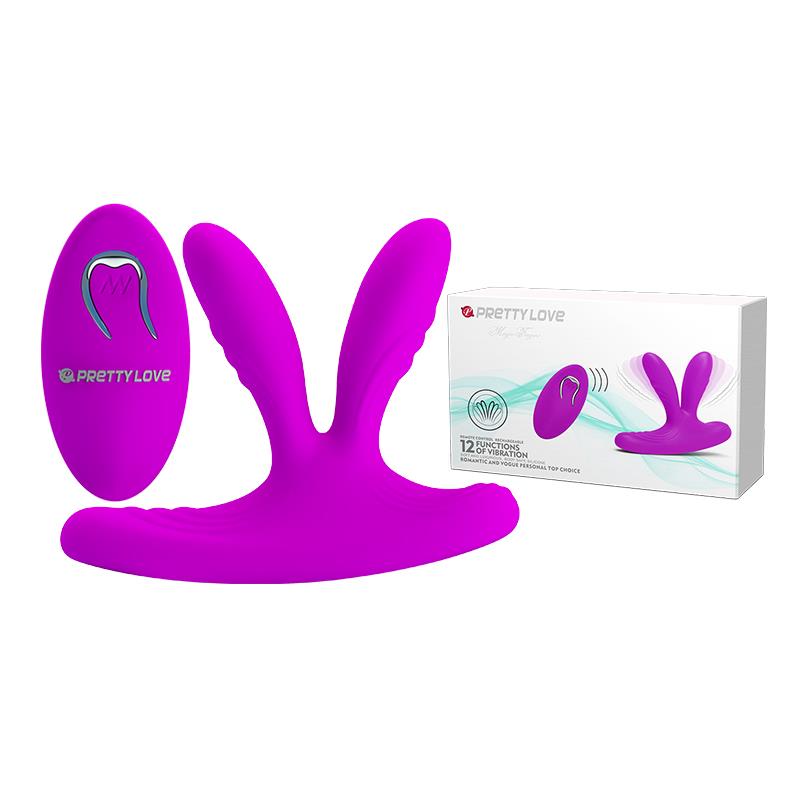 1-Wibrator analny waginalny 2 końcówki podwójny sex-1