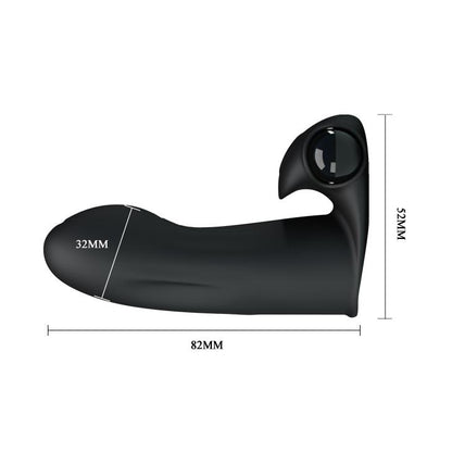 5-Sex stymulator do łechtaczki wibrator na palec 8cm-5