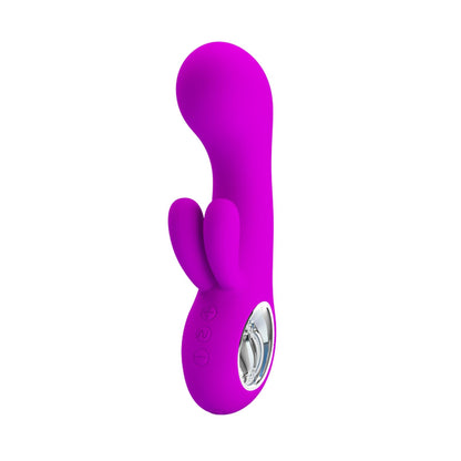 2-Wibrator króliczek z masażerem sex 15cm 7 trybów-2