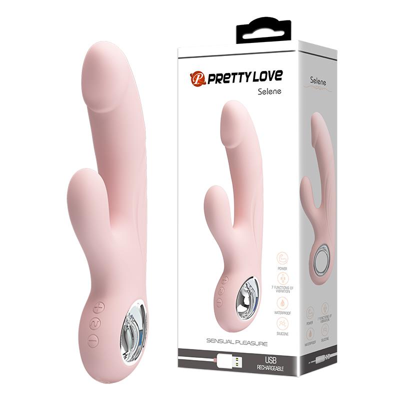 2-Wibrator łechtaczkowy królik punkt g 7trybów 19cm-2