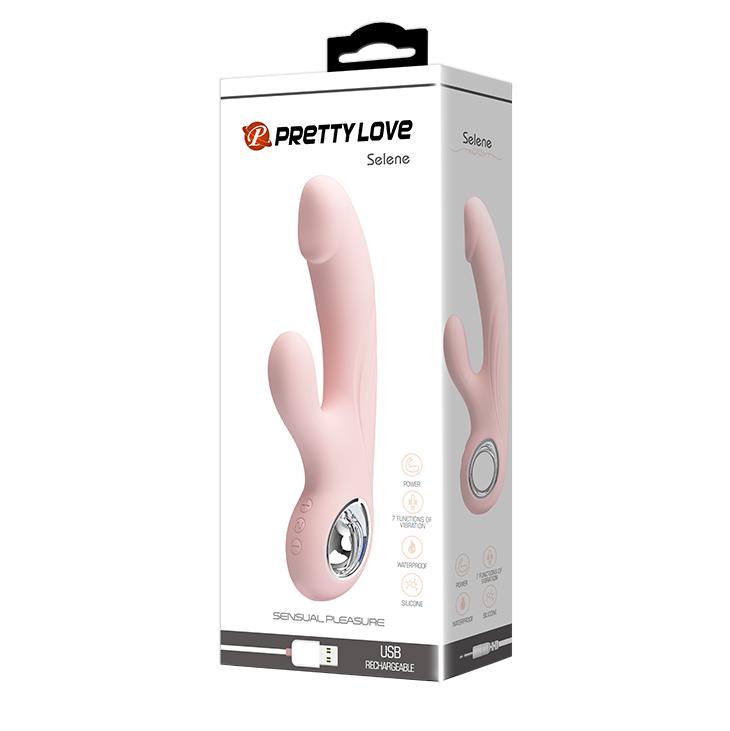9-Wibrator łechtaczkowy królik punkt g 7trybów 19cm-9
