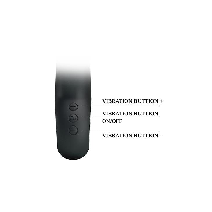 6-Wielofunkcyjny wibrator ze stymulatorem 7tryb 19cm-6