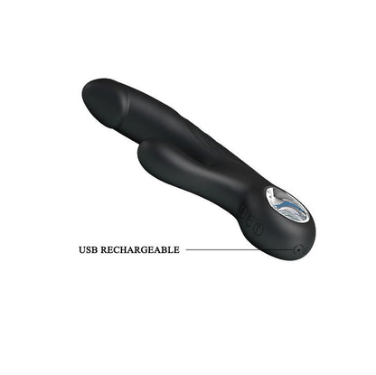 7-Wielofunkcyjny wibrator ze stymulatorem 7tryb 19cm-7