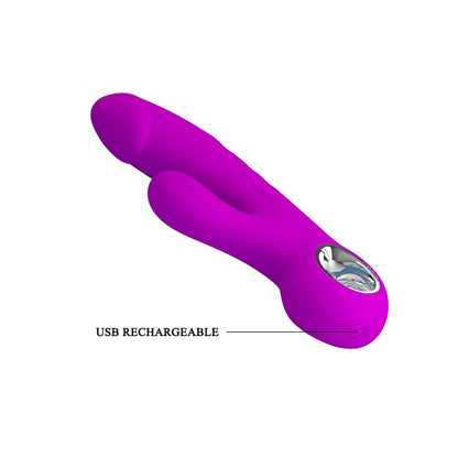 7-Wibrator do punktu g łechtaczki 7trybów 19cm usb-7