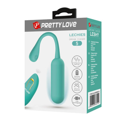 8-PRETTY LOVE - LECHIES  Dream chaser 5, Green, Wireless remote control 12 vibration functions Memory function-8