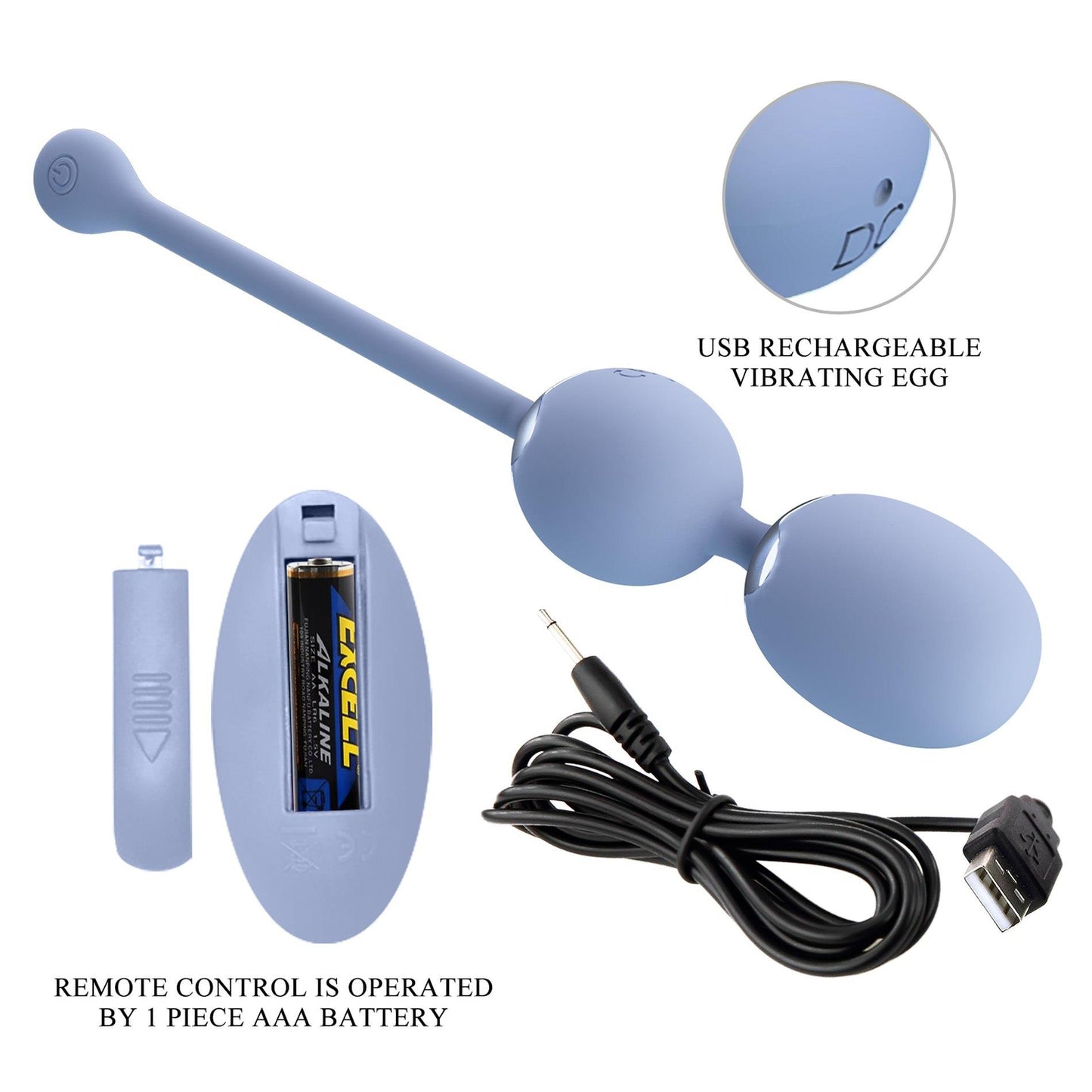 7-PRETTY LOVE - WILLIE Dream chaser 6, Blue, Wireless remote control 12 vibration functions Memory function-7