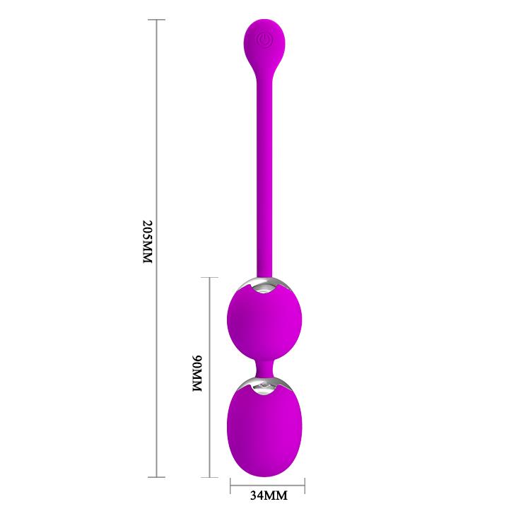 5-Wibrujące ładowane kulki gejszy kegla wibracje-5