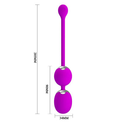 5-Wibrujące ładowane kulki gejszy kegla wibracje-5