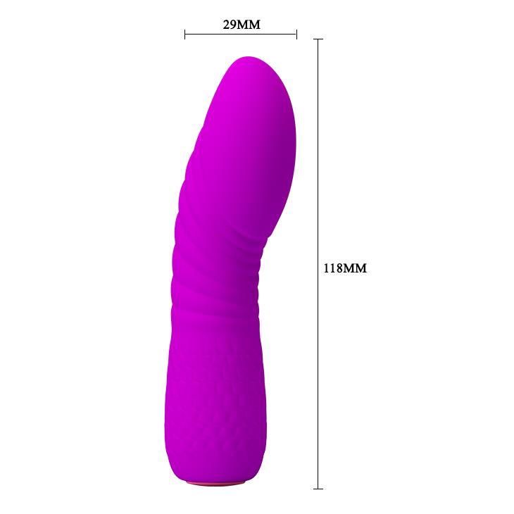 5-Mały mini wibrator masażer łechtaczki 11cm 12 tryb-5