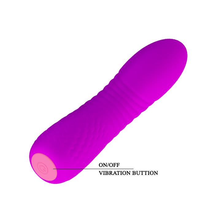 6-Mały mini wibrator masażer łechtaczki 11cm 12 tryb-6