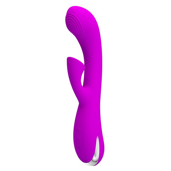 1-Wibrator z masażerem powietrznym łechtaczki 20cm-1