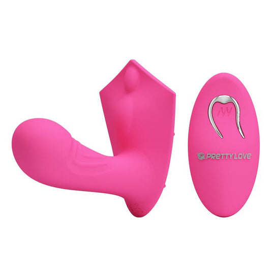 1-Wibrator do majtek penis członek z pilotem 12tryb-1