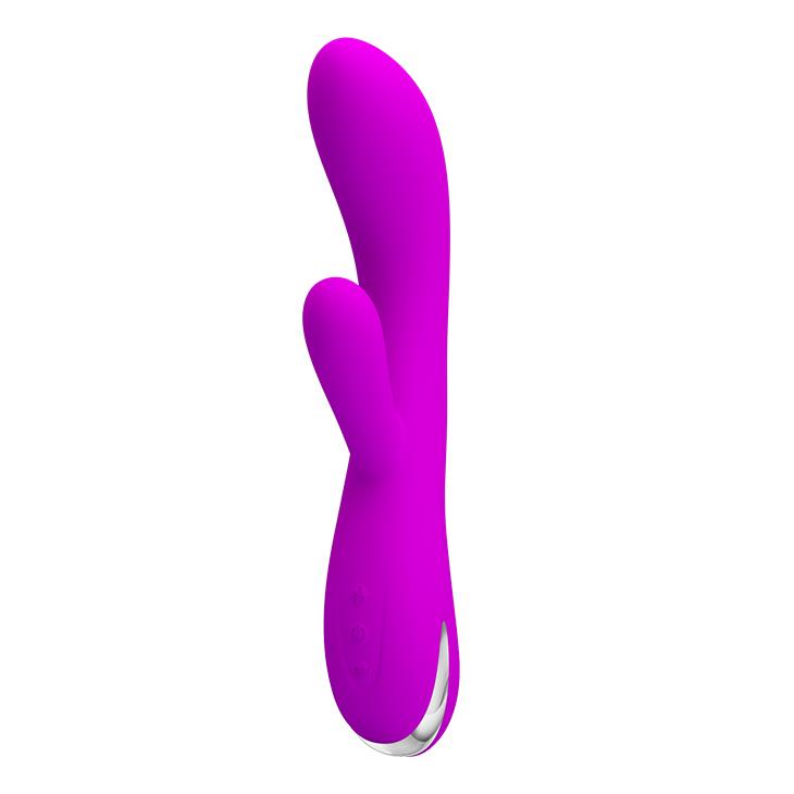 1-Ogrzewany ciepły wibrator króliczek 12trybów 20cm-1