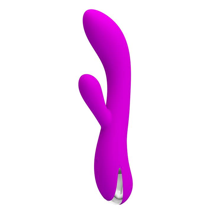 2-Ogrzewany ciepły wibrator króliczek 12trybów 20cm-2