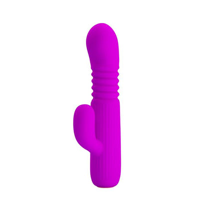 2-Wibrator króliczek z masażerem posuw 15cm 4trybów-2