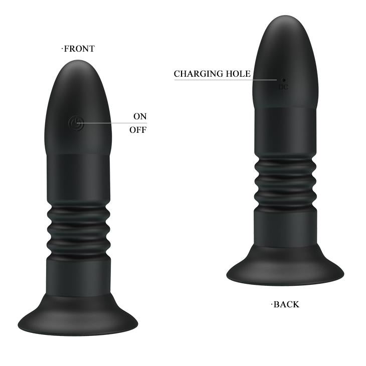 3-Posuwista wtyczka analna korek plug przyssawka sex-3