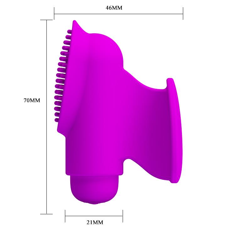 7-Masażer łechtaczki wibrator na palec 12 trybów sex-7