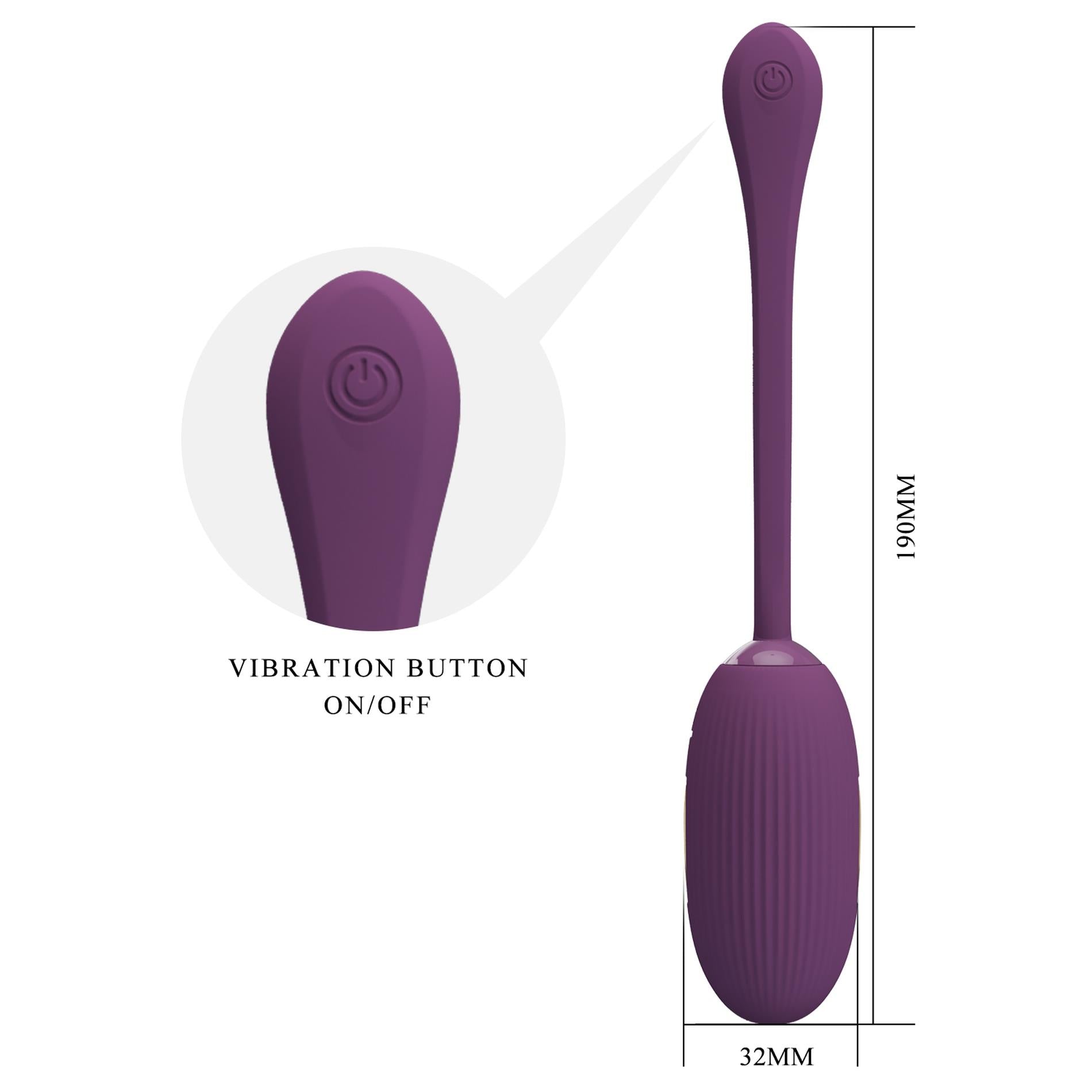 7-PRETTY LOVE - Doreen, 12 vibration functions 3 electric shock functions Mobile APP Long-distance Control-7