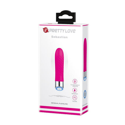 1-Podręczny mini wibrator stymulator 12 trybów 12cm-1