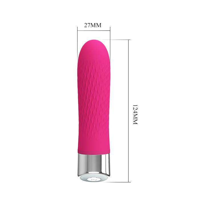 6-Podręczny mini wibrator stymulator 12 trybów 12cm-6