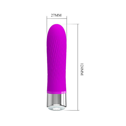 5-Klasyczny podręczny mały mini wibrator 12cm 12tryb-5