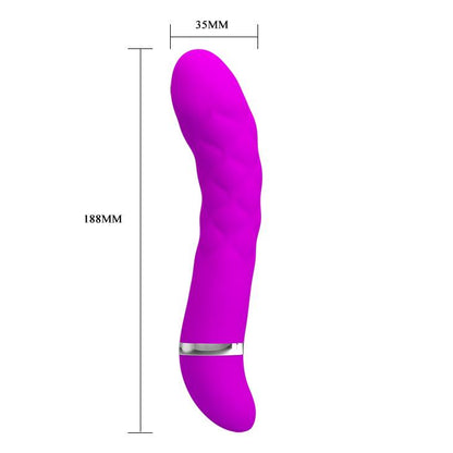6-Wygięty masażer do punktu g wibrator 7trybów 18cm-6