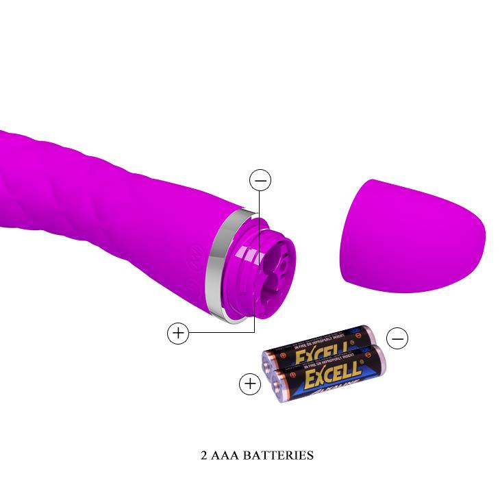8-Wygięty masażer do punktu g wibrator 7trybów 18cm-8