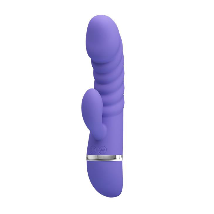 4-Sex wibrator ze stymulatorem łechtaczki 7tryb 18cm-4