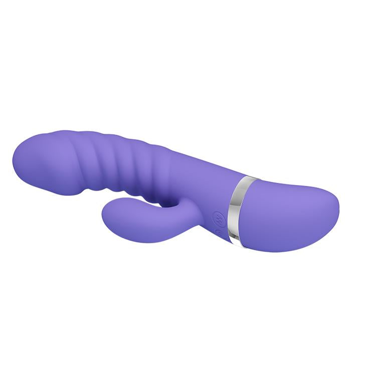 5-Sex wibrator ze stymulatorem łechtaczki 7tryb 18cm-5