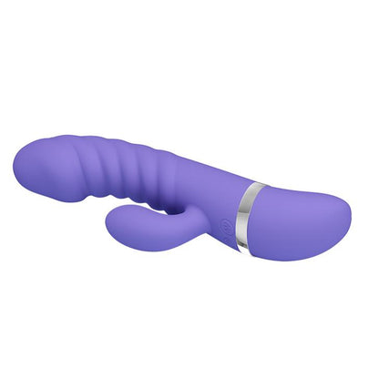 5-Sex wibrator ze stymulatorem łechtaczki 7tryb 18cm-5
