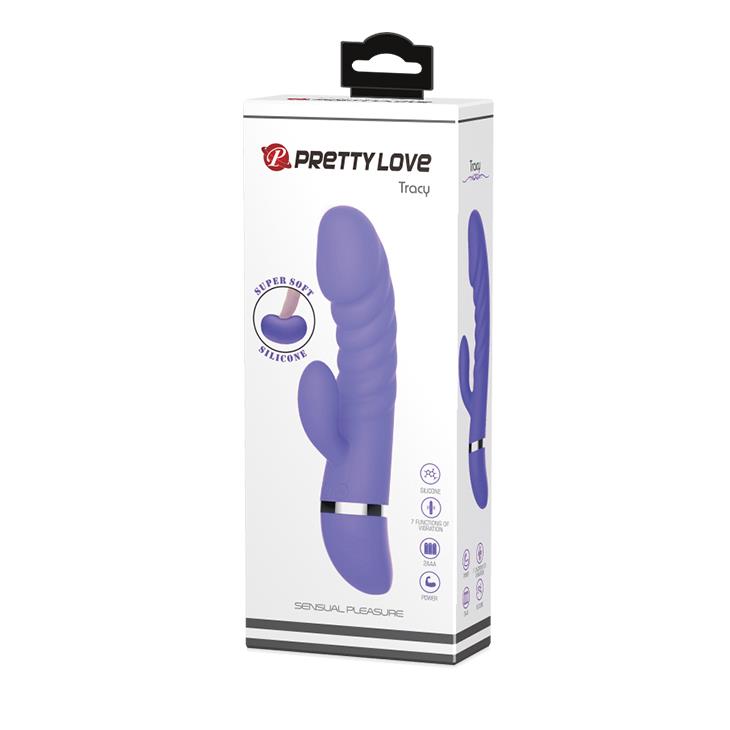 9-Sex wibrator ze stymulatorem łechtaczki 7tryb 18cm-9